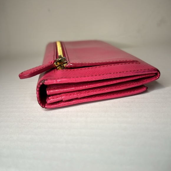 PRADA Saffiano Leather Continental Wallet - Picture 5 of 11